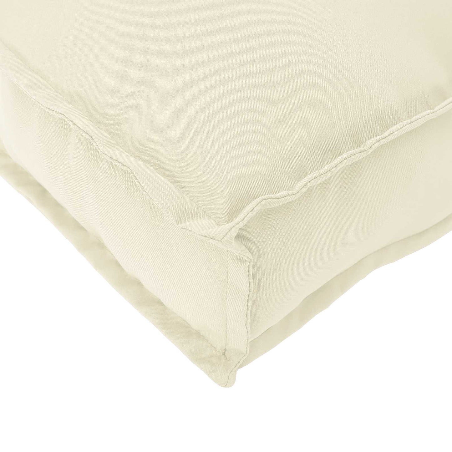 Cuscino Crema 120 x 80 x 12 cm Tessuto Oxford | homemem39