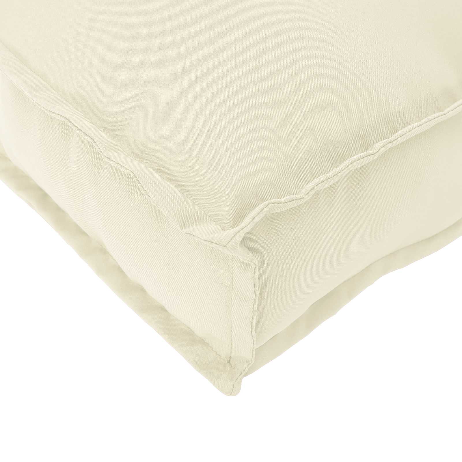 Cuscino Crema 120 x 80 x 12 cm Tessuto Oxford | homemem39