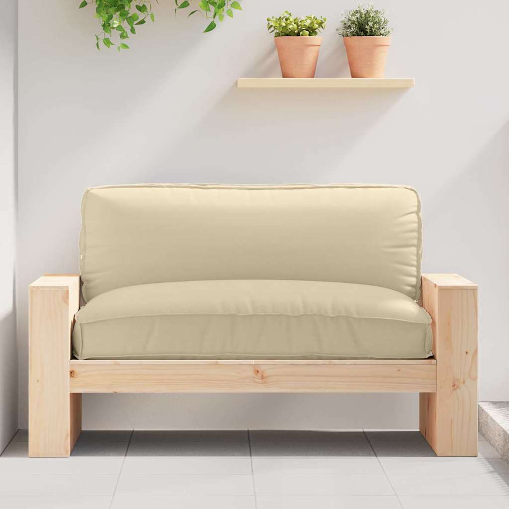 Cuscino Beige 120 x 80 x 12 cm Tessuto Oxford | homemem39