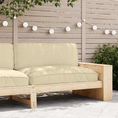 Cuscino Beige 120 x 80 x 12 cm Tessuto Oxford