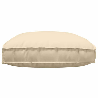 Cuscino Beige 120 x 80 x 12 cm Tessuto Oxford