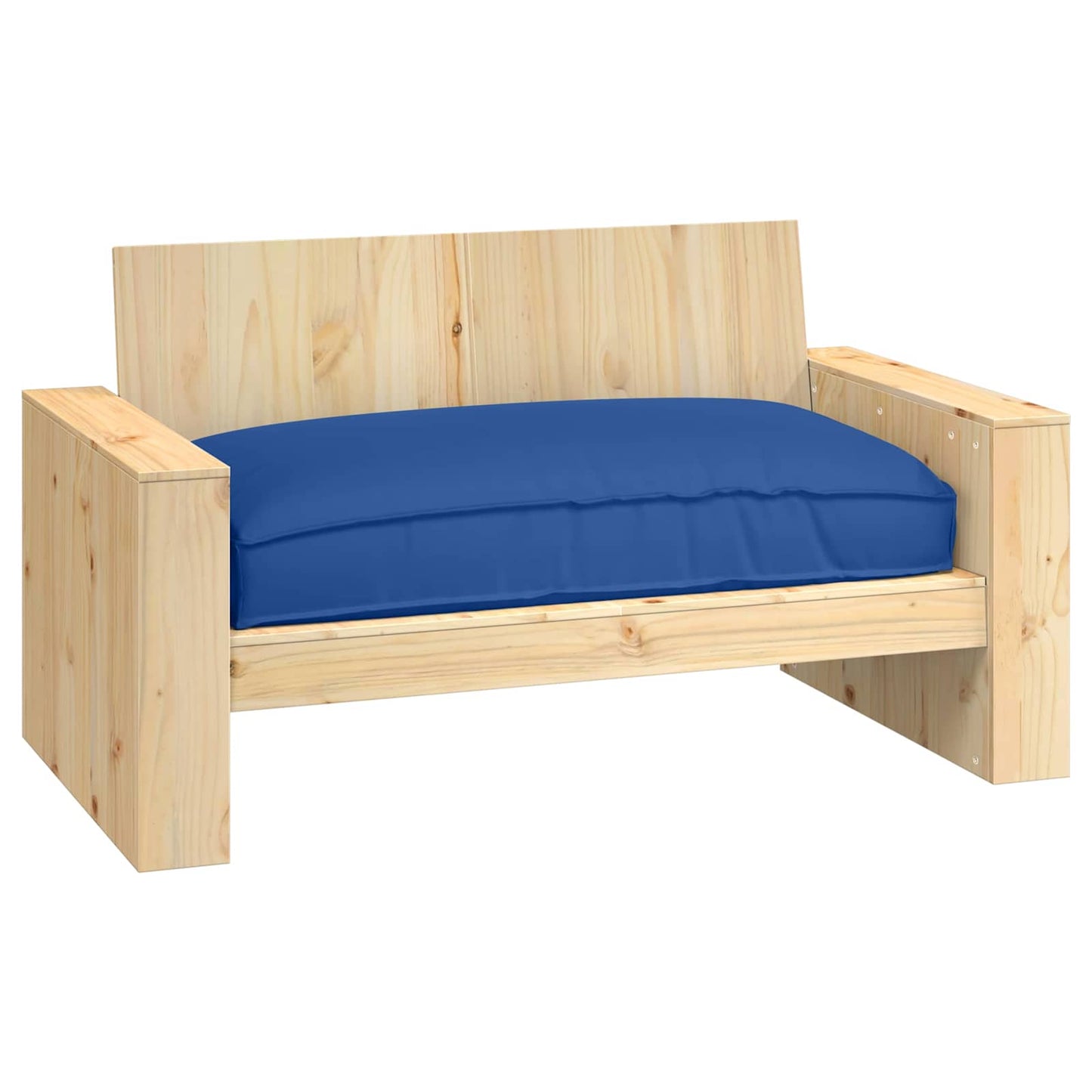 Cuscino Blu Reale 120 x 80 x 12 cm Tessuto Oxford