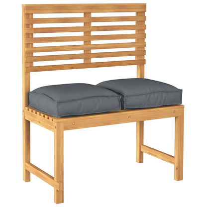Cuscino 2 pcs Antracite 40 x 40 x 8 cm Tessuto Oxford