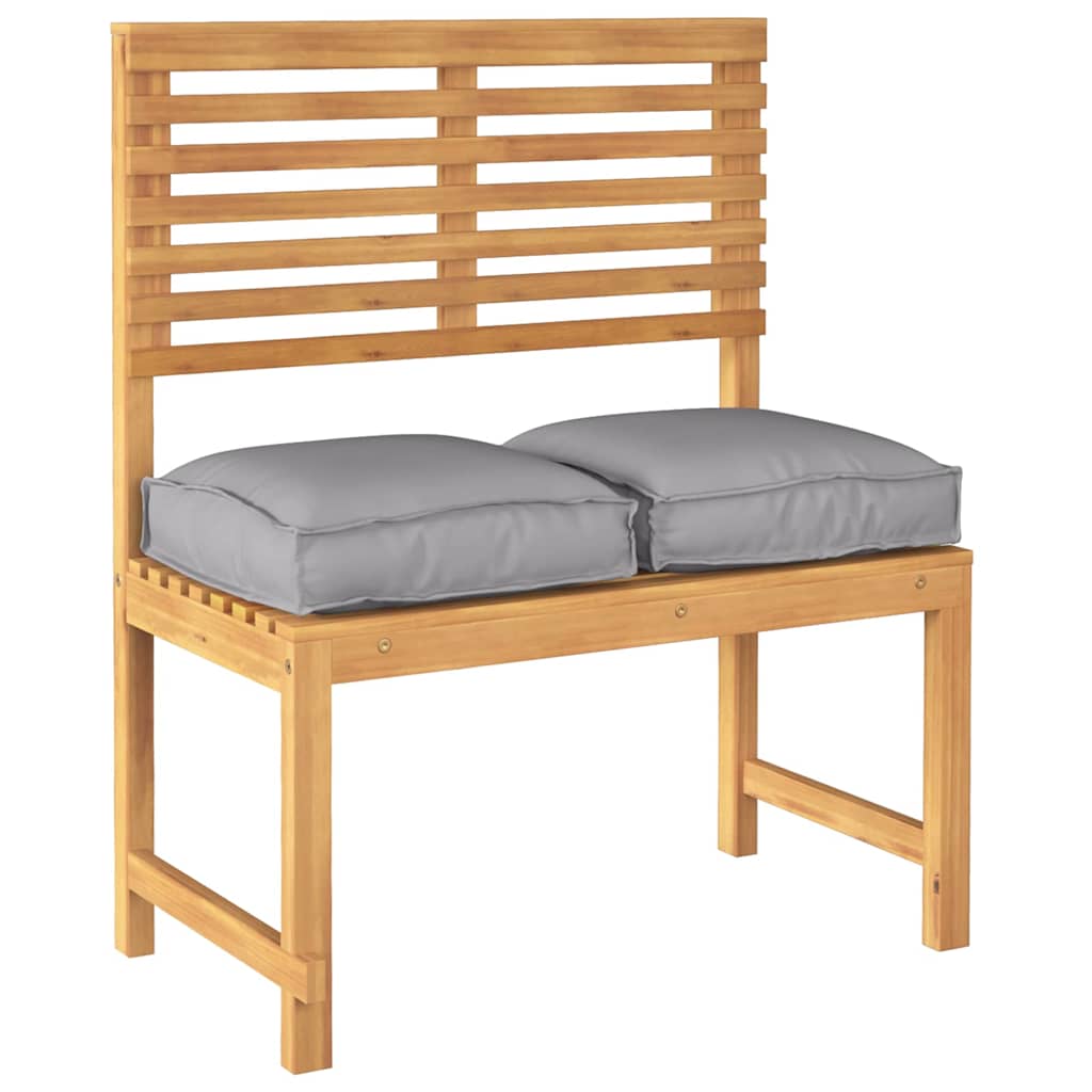 Cuscino 2 pcs Grigio 40 x 40 x 8 cm Tessuto Oxford
