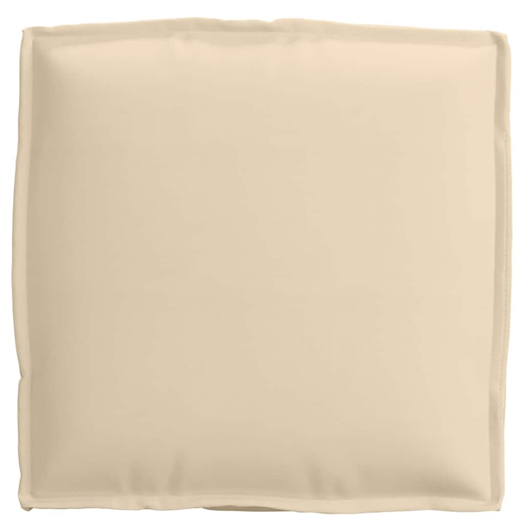 Cuscino 2 pcs Beige 40 x 40 x 8 cm Tessuto Oxford | homemem39