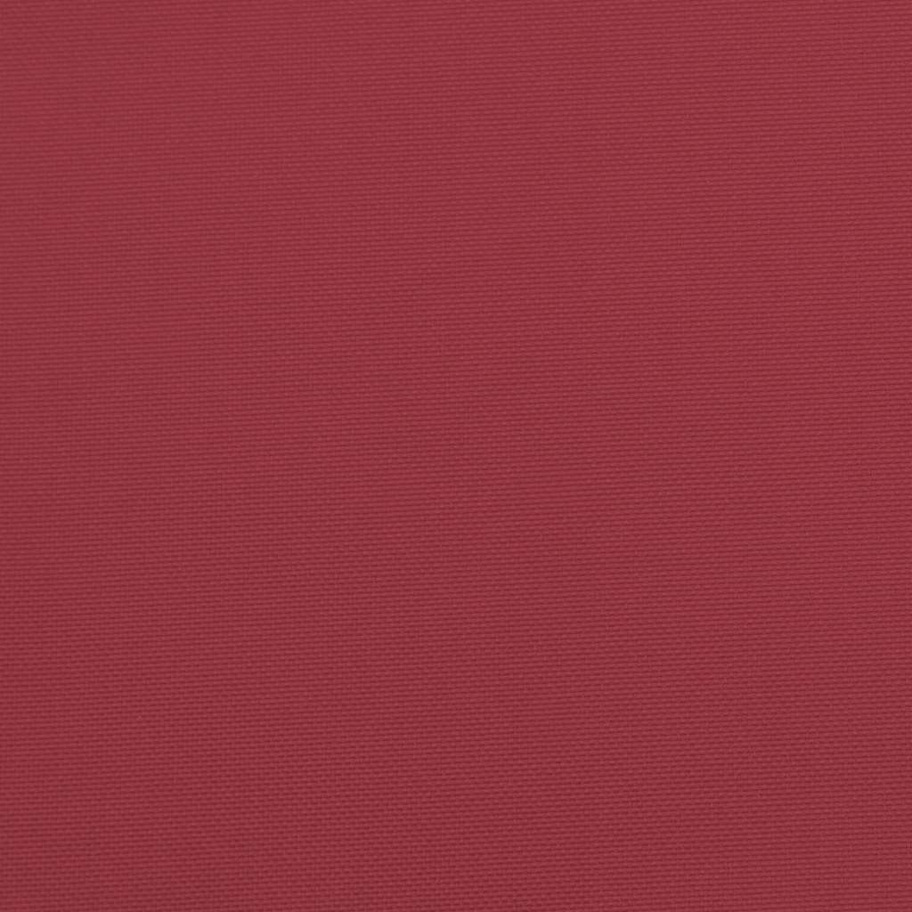 Cuscino 2 pcs Rosso Vino 40 x 40 x 8 cm Tessuto Oxford | homemem39