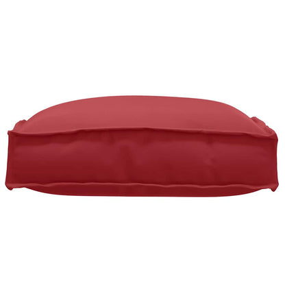 Cuscino 2 pcs Rosso Vino 40 x 40 x 8 cm Tessuto Oxford | homemem39