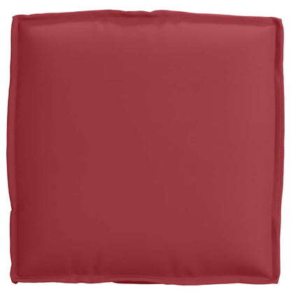Cuscino 2 pcs Rosso Vino 40 x 40 x 8 cm Tessuto Oxford | homemem39