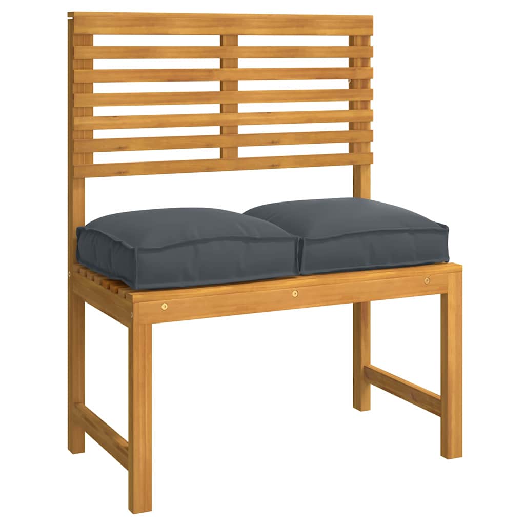 Cuscino 4 pcs Antracite 40 x 40 x 8 cm Tessuto Oxford | homemem39
