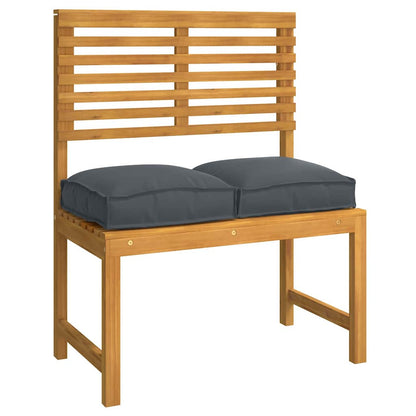 Cuscino 4 pcs Antracite 40 x 40 x 8 cm Tessuto Oxford