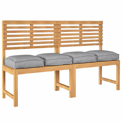 Cuscino 4 pcs Grigio 40 x 40 x 8 cm Tessuto Oxford