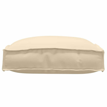 Cuscino 4 pcs Beige 40 x 40 x 8 cm Tessuto Oxford | homemem39