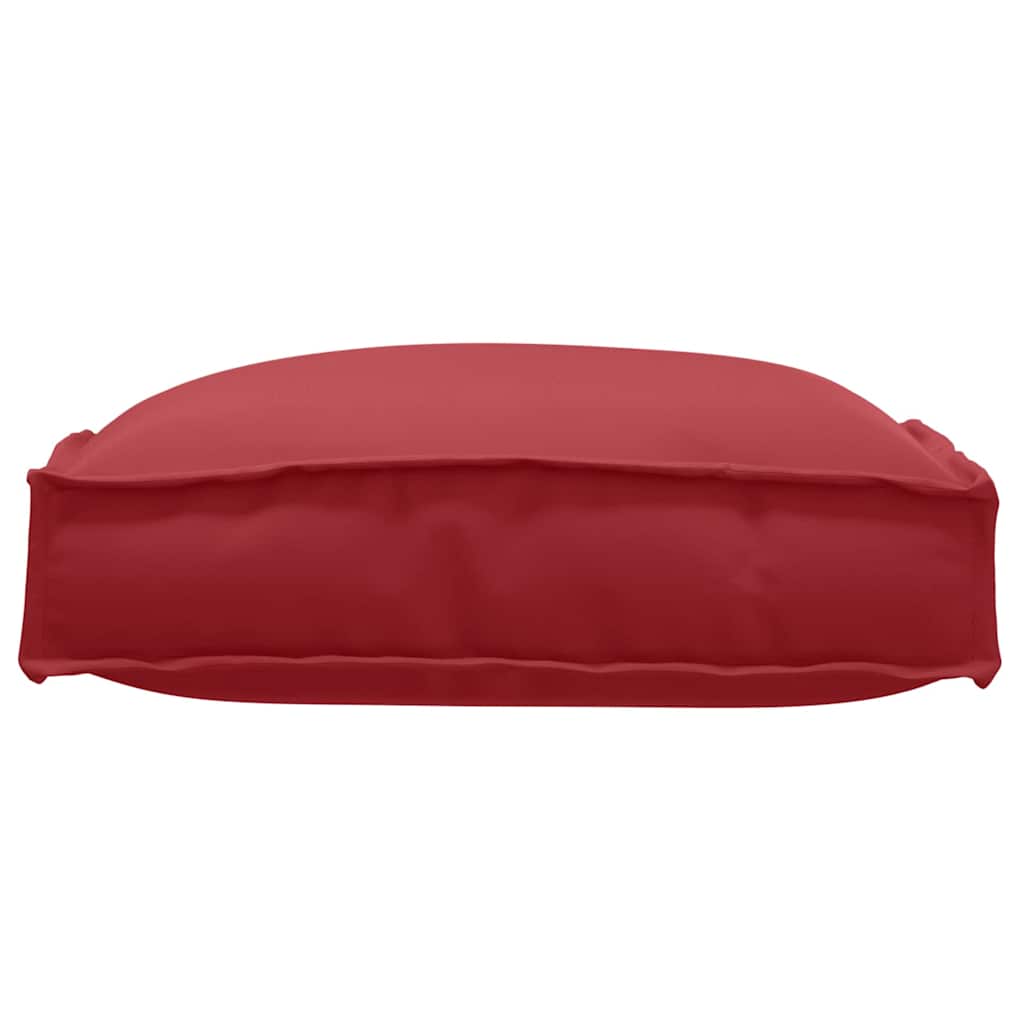 Cuscino 4 pcs Rosso Vino 40 x 40 x 8 cm Tessuto Oxford | homemem39