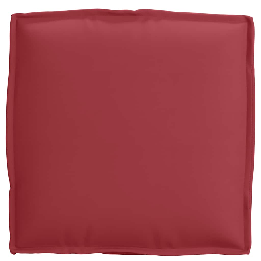 Cuscino 4 pcs Rosso Vino 40 x 40 x 8 cm Tessuto Oxford | homemem39