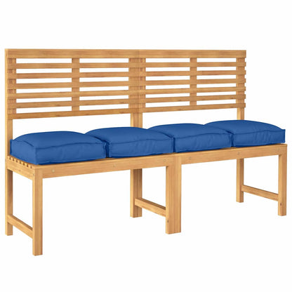 Cuscino 4 pcs Blu Reale 40 x 40 x 8 cm Tessuto Oxford