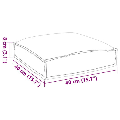 Cuscino 4 pcs Multicolore 40 x 40 x 8 cm Tessuto Oxford