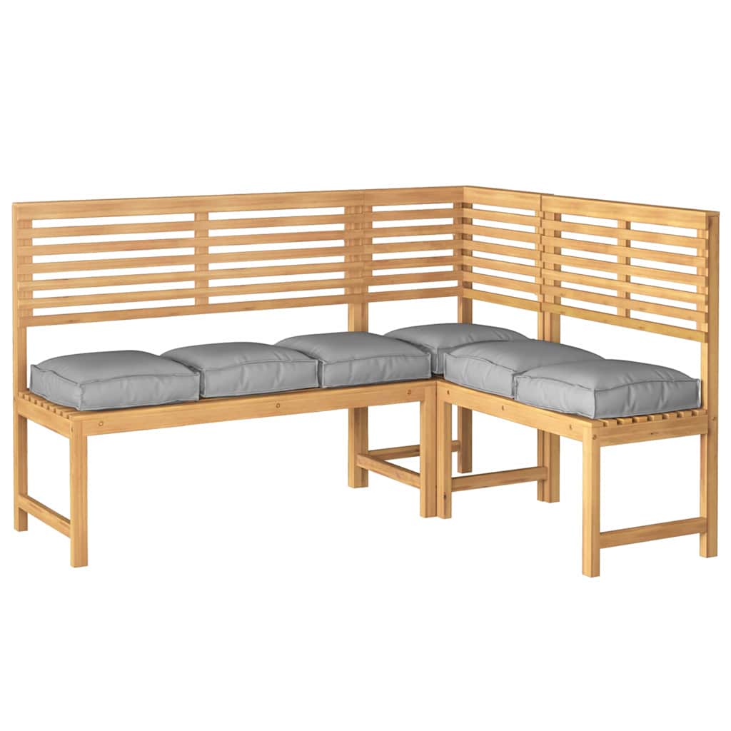 Cuscino 6 pcs Grigio 40 x 40 x 8 cm Tessuto Oxford