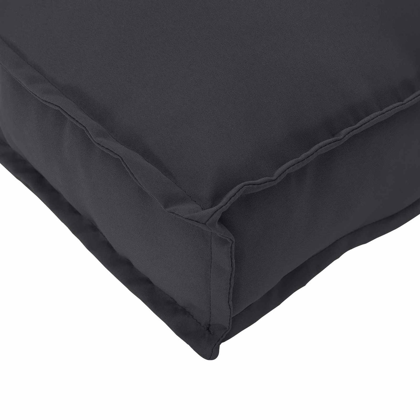 Cuscino Nero 100 x 40 x 8 cm Tessuto Oxford | homemem39