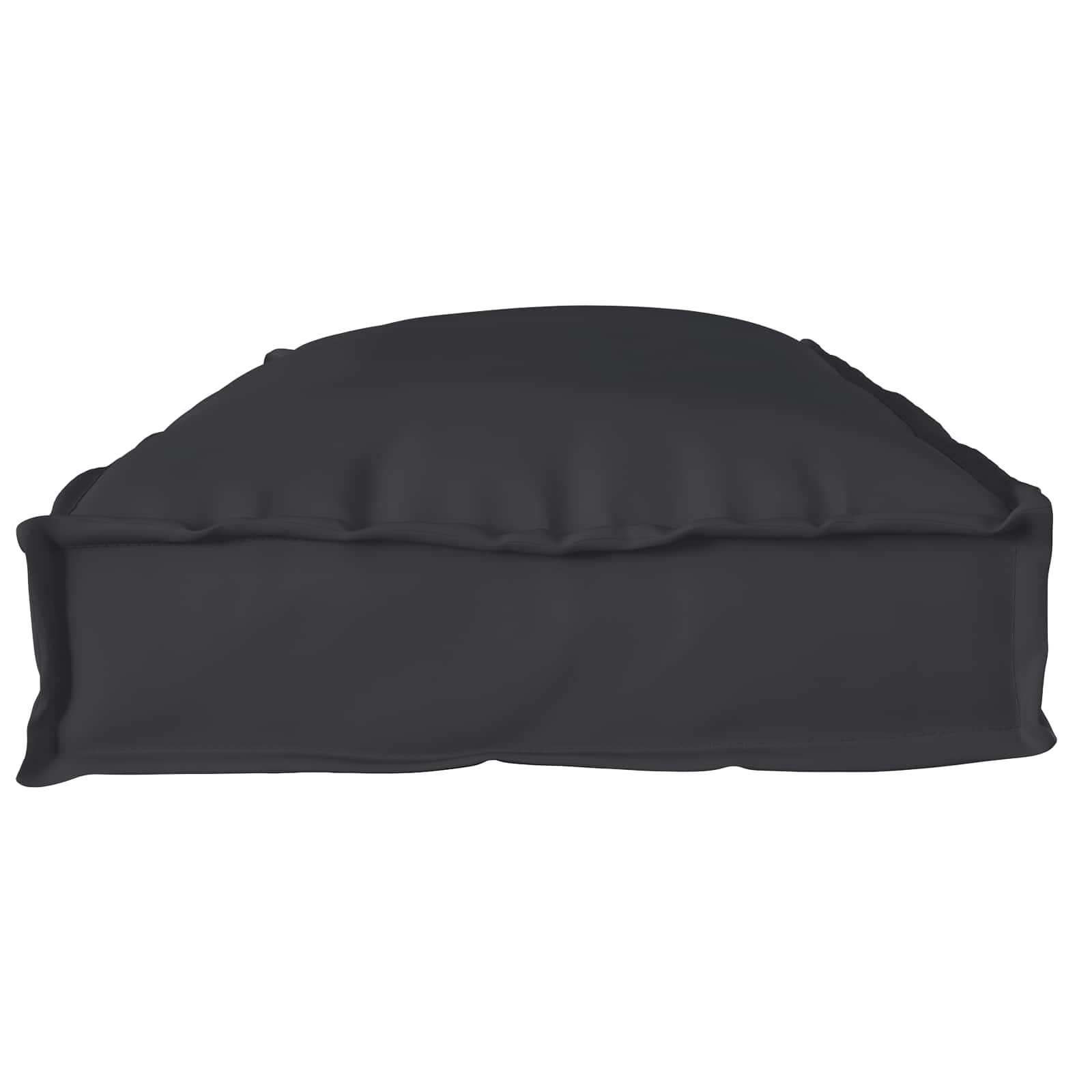 Cuscino Nero 100 x 40 x 8 cm Tessuto Oxford | homemem39