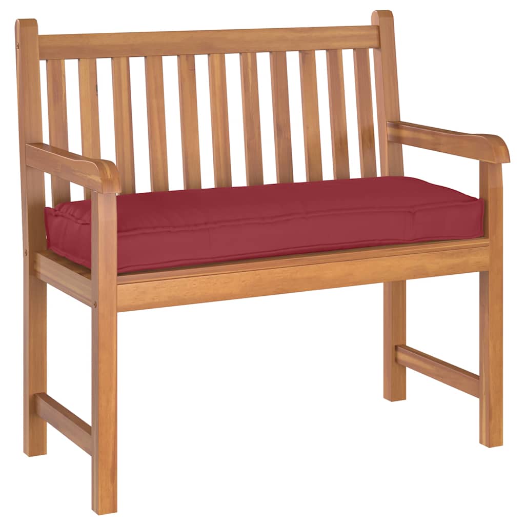 Cuscino Rosso Vino 100 x 40 x 8 cm Tessuto Oxford | homemem39