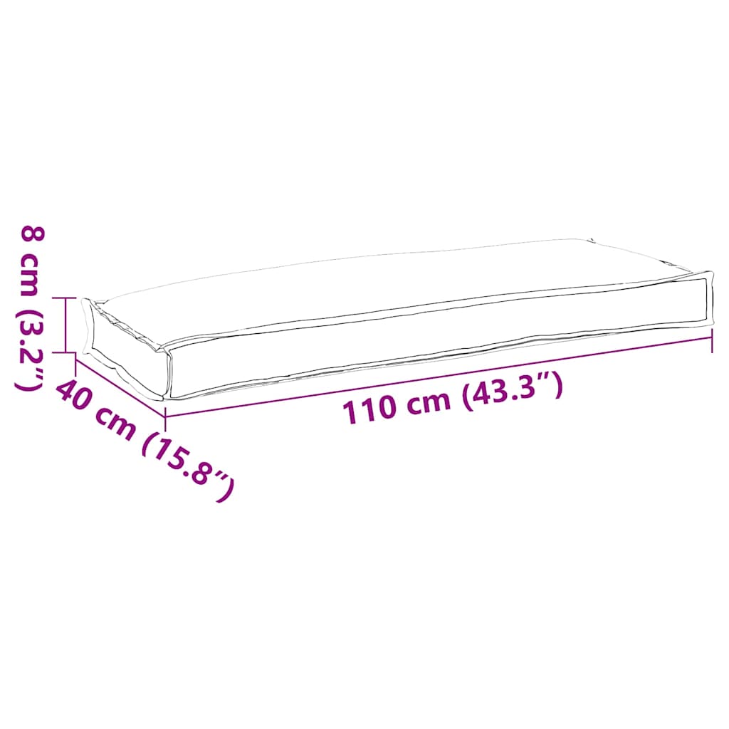 Cuscino Beige 110 x 40 x 8 cm Tessuto Oxford | homemem39