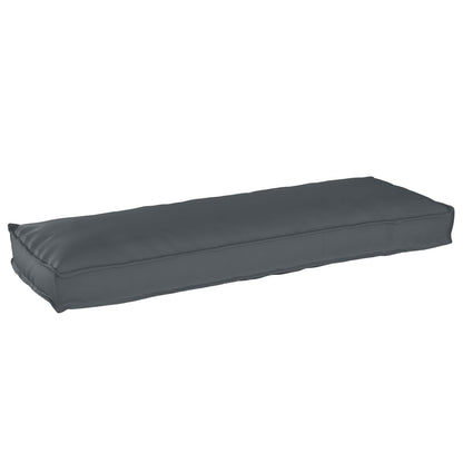 Cuscino Antracite 120 x 40 x 8 cm Tessuto Oxford | homemem39