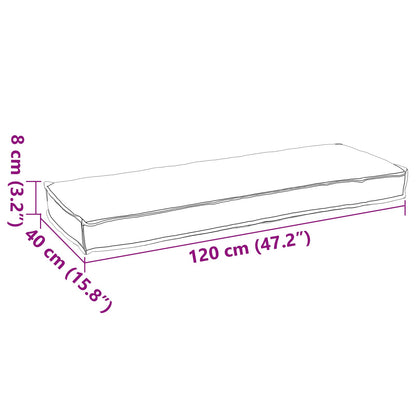 Cuscino Antracite 120 x 40 x 8 cm Tessuto Oxford | homemem39