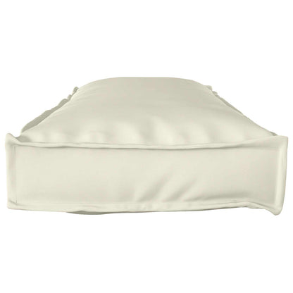 Cuscino Crema 120 x 40 x 8 cm Tessuto Oxford | homemem39