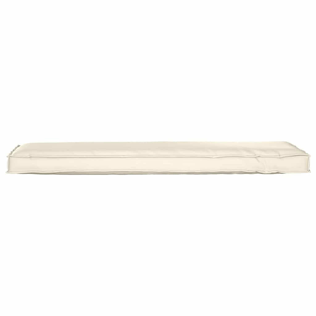 Cuscino Crema 140 x 40 x 8 cm Tessuto Oxford | homemem39