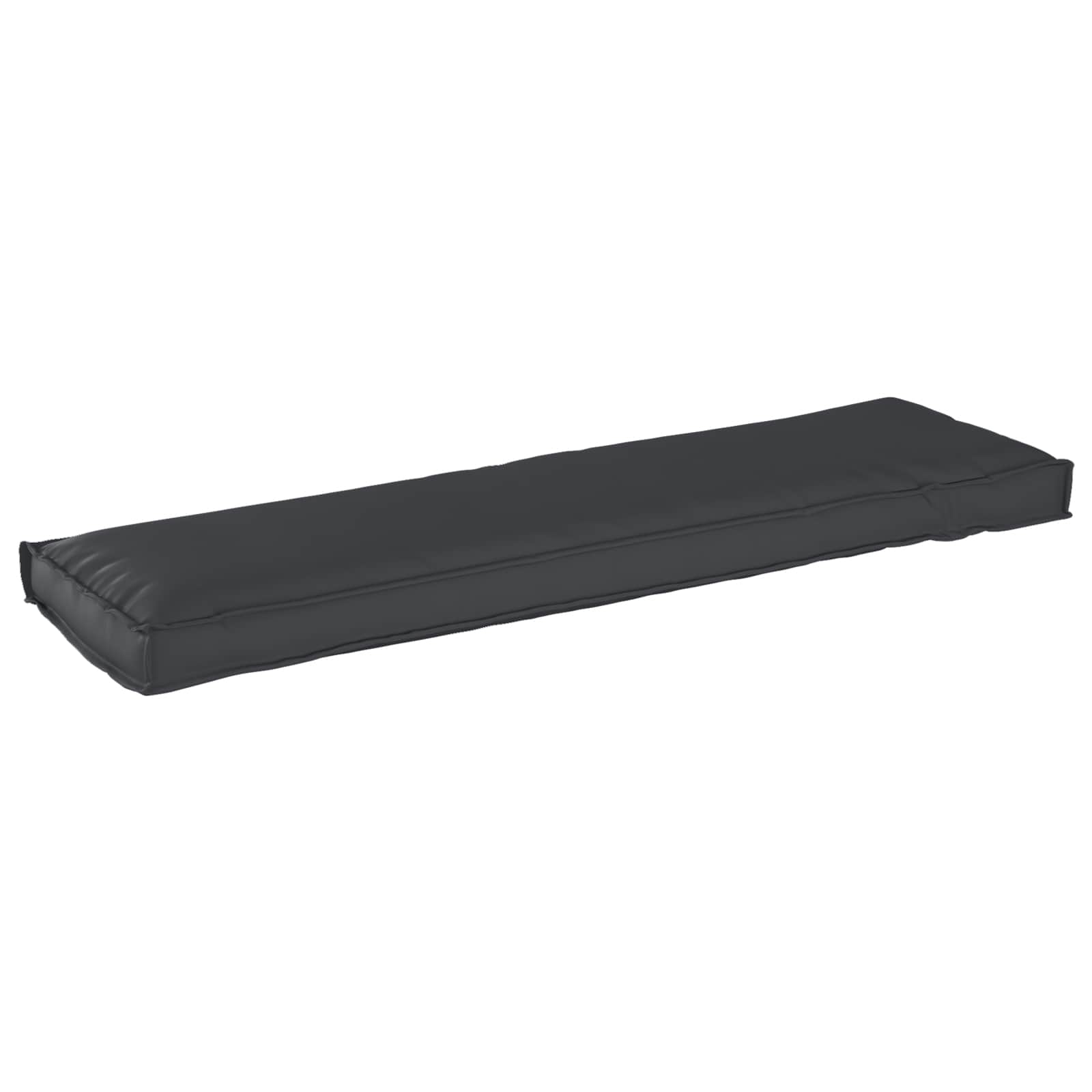 Cuscino Nero 140 x 40 x 8 cm Tessuto Oxford | homemem39