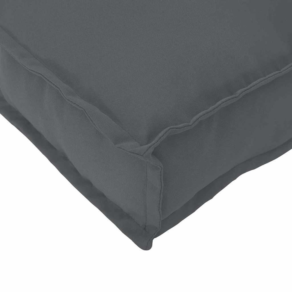 Cuscino per pallet Antracite 180 x 40 x 8 cm Tessuto Oxford | homemem39