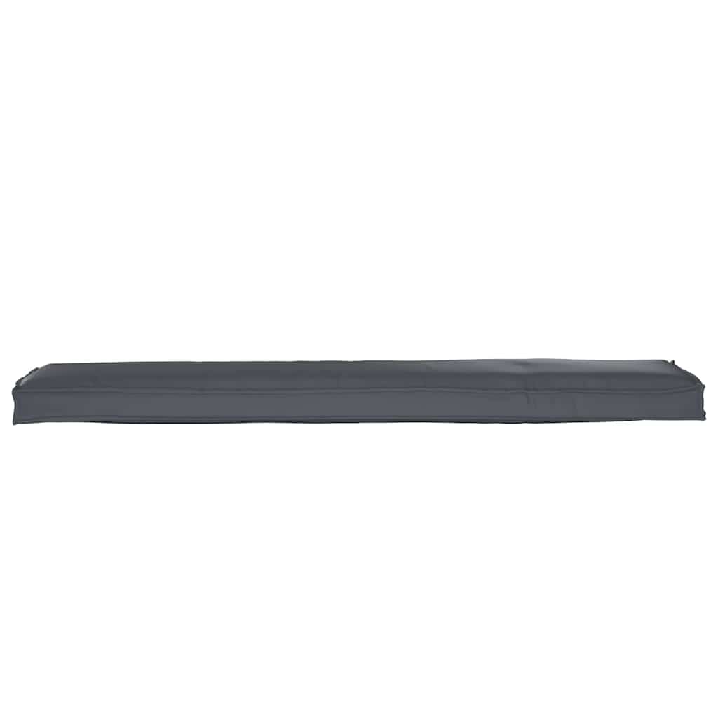 Cuscino per pallet Antracite 180 x 40 x 8 cm Tessuto Oxford