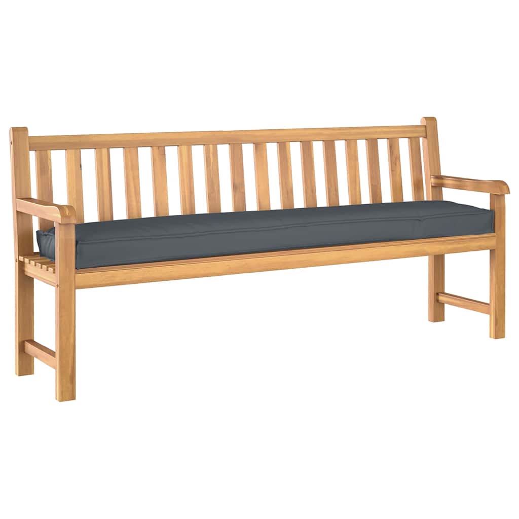 Cuscino per pallet Antracite 180 x 40 x 8 cm Tessuto Oxford | homemem39
