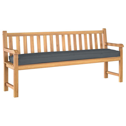 Cuscino per pallet Antracite 180 x 40 x 8 cm Tessuto Oxford