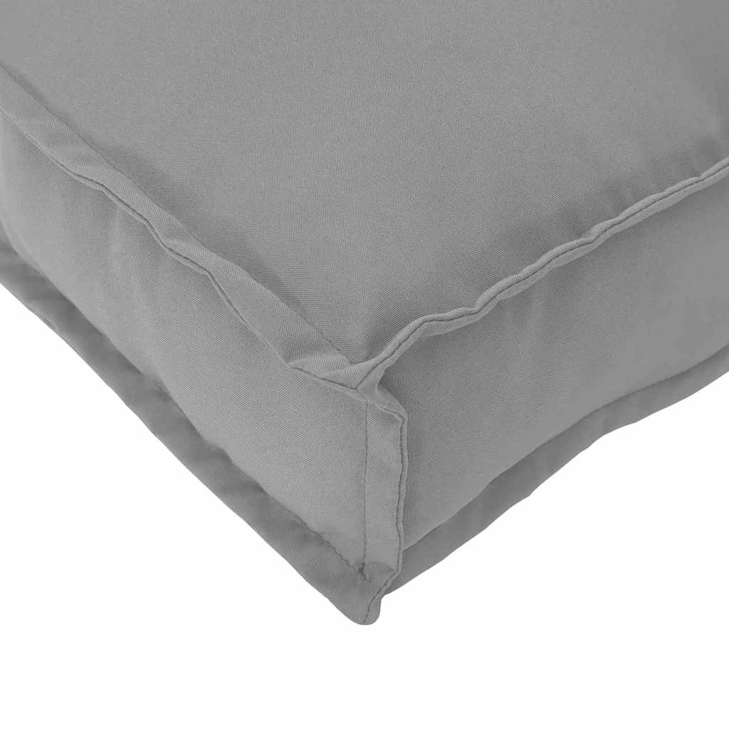 Cuscino per pallet Tessuto Oxford Grigio 180 x 40 x 8 cm | homemem39