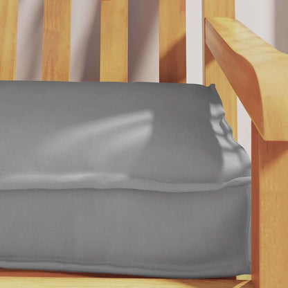 Cuscino per pallet Tessuto Oxford Grigio 180 x 40 x 8 cm | homemem39