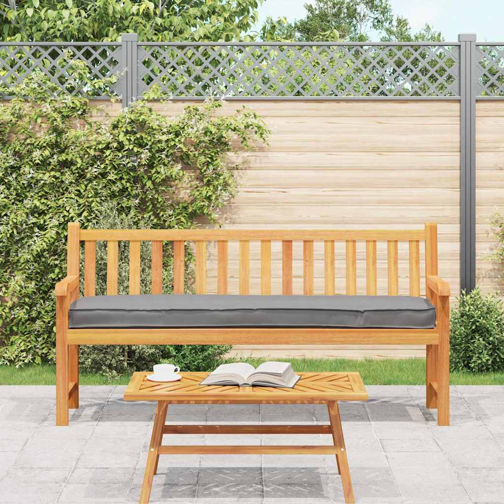 Cuscino per pallet Tessuto Oxford Grigio 180 x 40 x 8 cm | homemem39