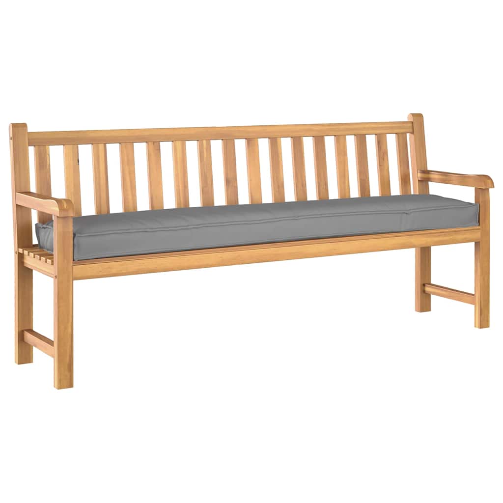 Cuscino per pallet Tessuto Oxford Grigio 180 x 40 x 8 cm | homemem39