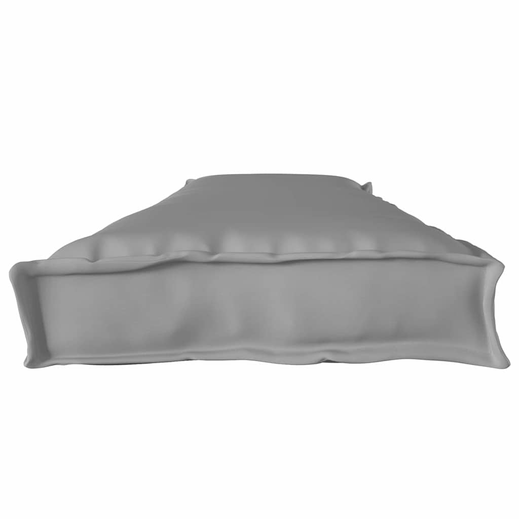 Cuscino per pallet Tessuto Oxford Grigio 180 x 40 x 8 cm | homemem39