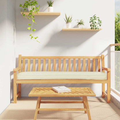 Cuscino per pallet Crema 180 x 40 x 8 cm Tessuto Oxford | homemem39