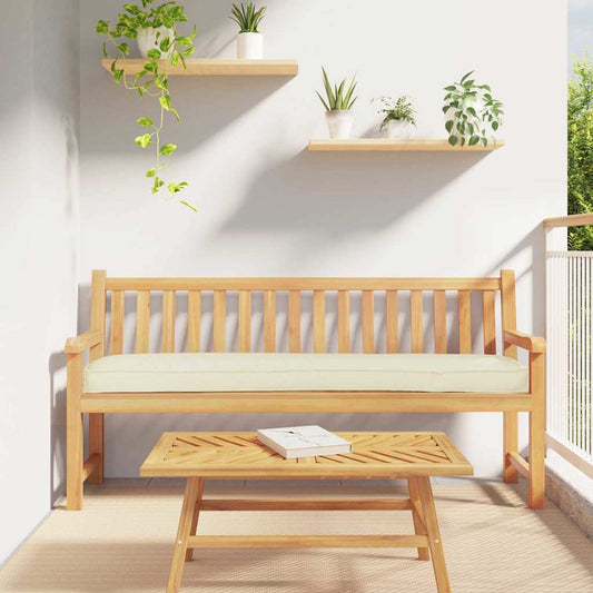 Cuscino per pallet Crema 180 x 40 x 8 cm Tessuto Oxford | homemem39