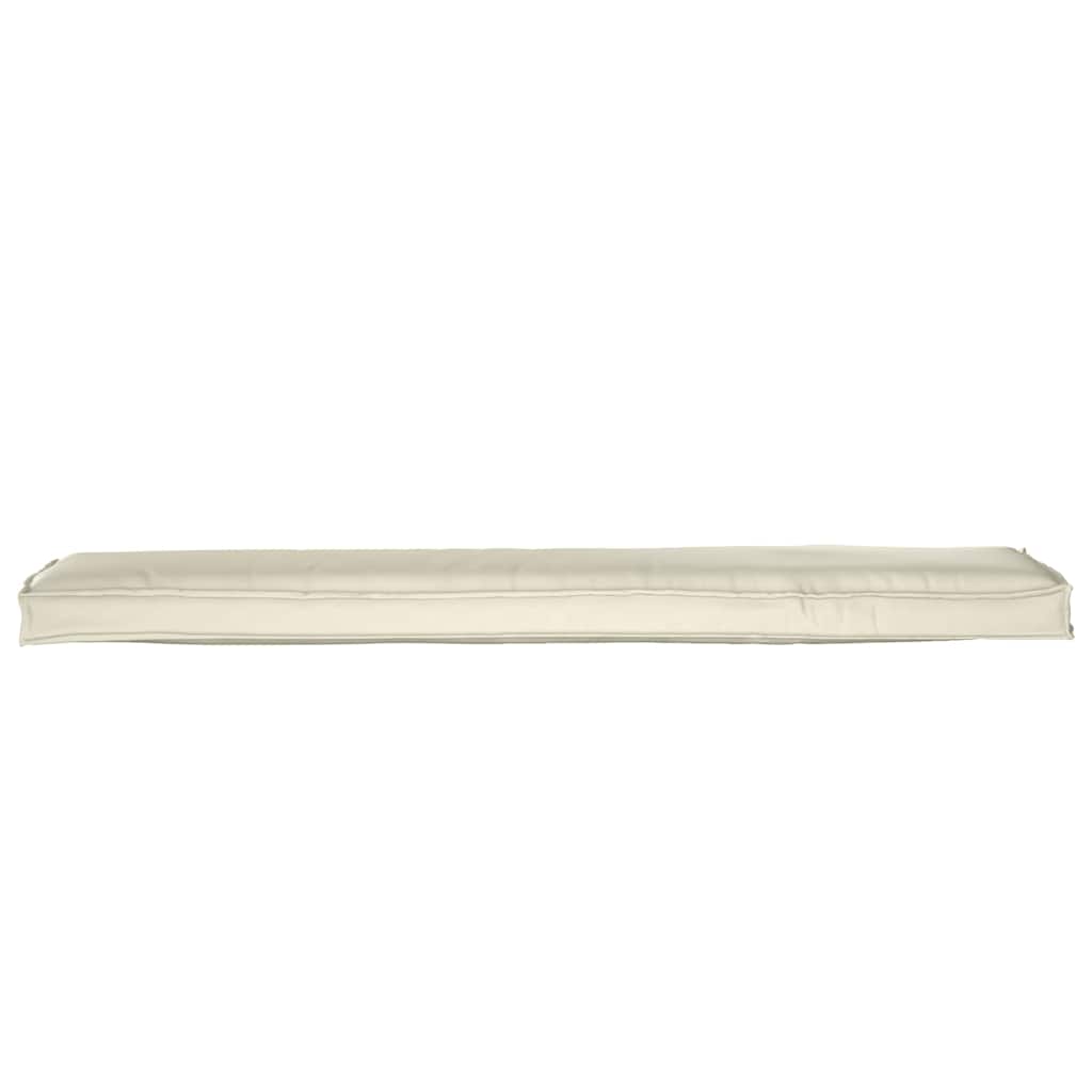 Cuscino per pallet Crema 180 x 40 x 8 cm Tessuto Oxford | homemem39
