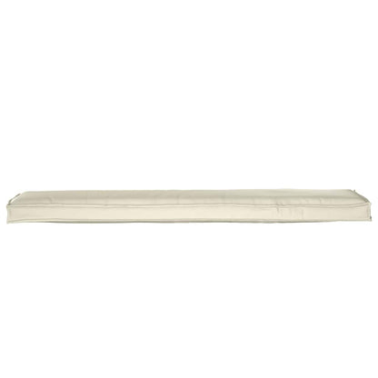 Cuscino per pallet Crema 180 x 40 x 8 cm Tessuto Oxford | homemem39