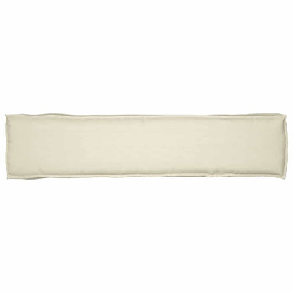 Cuscino per pallet Crema 180 x 40 x 8 cm Tessuto Oxford | homemem39