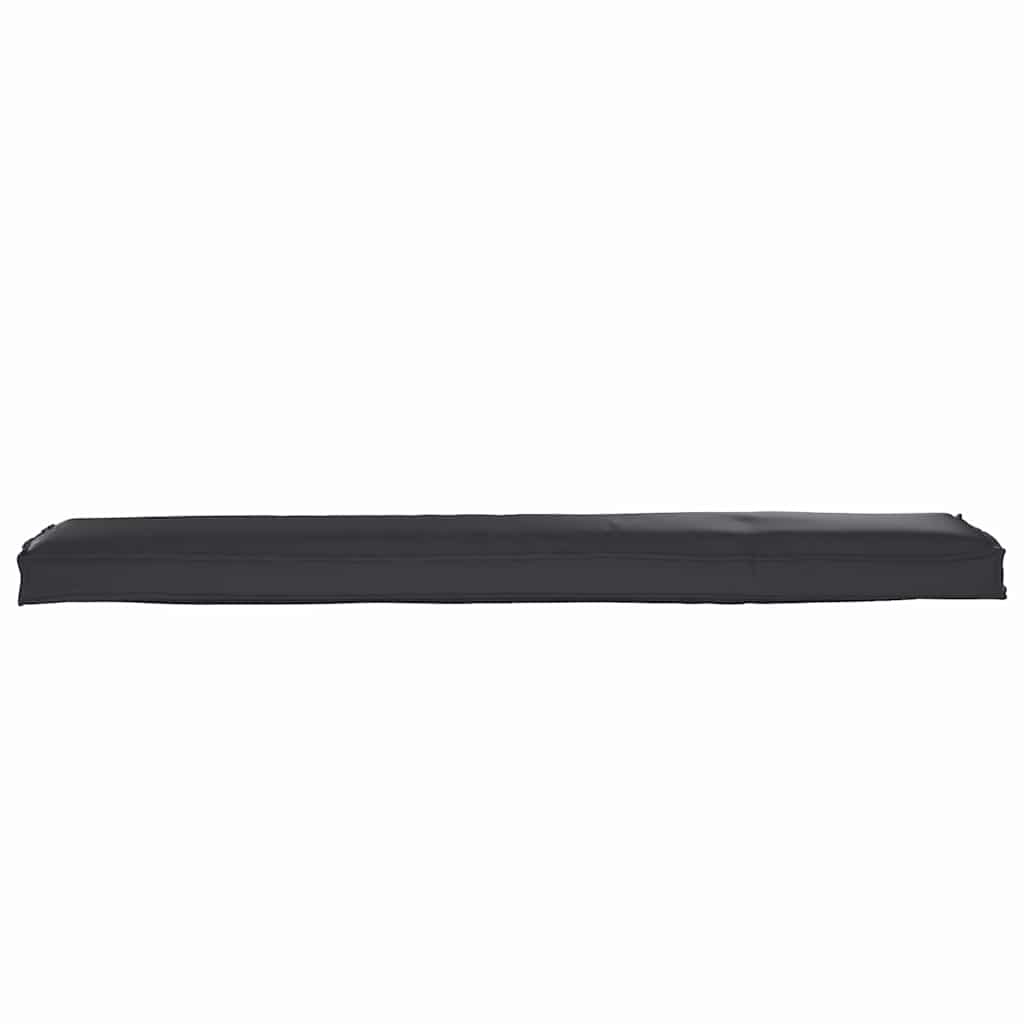 Cuscino per pallet Nero 180 x 40 x 8 cm Tessuto Oxford | homemem39