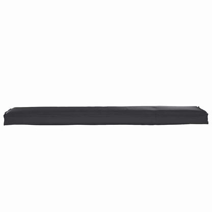 Cuscino per pallet Nero 180 x 40 x 8 cm Tessuto Oxford | homemem39
