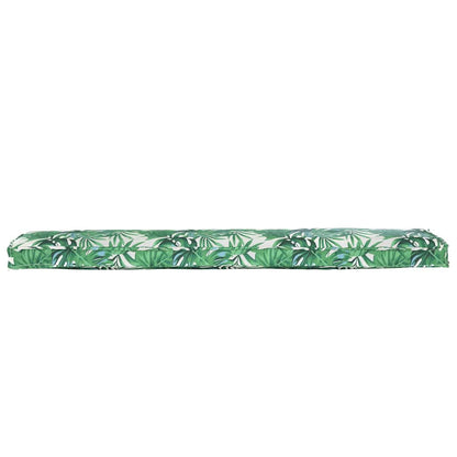 Cuscino per pallet Floreale Motivo Foglia Verde 180 x 40 x 8 cm | homemem39