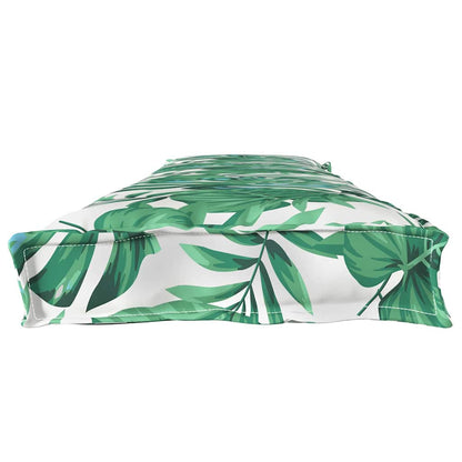 Cuscino per pallet Floreale Motivo Foglia Verde 180 x 40 x 8 cm | homemem39