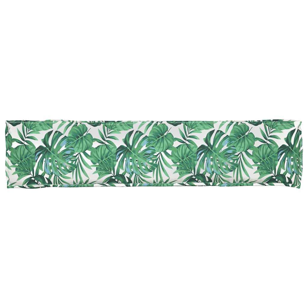 Cuscino per pallet Floreale Motivo Foglia Verde 180 x 40 x 8 cm | homemem39