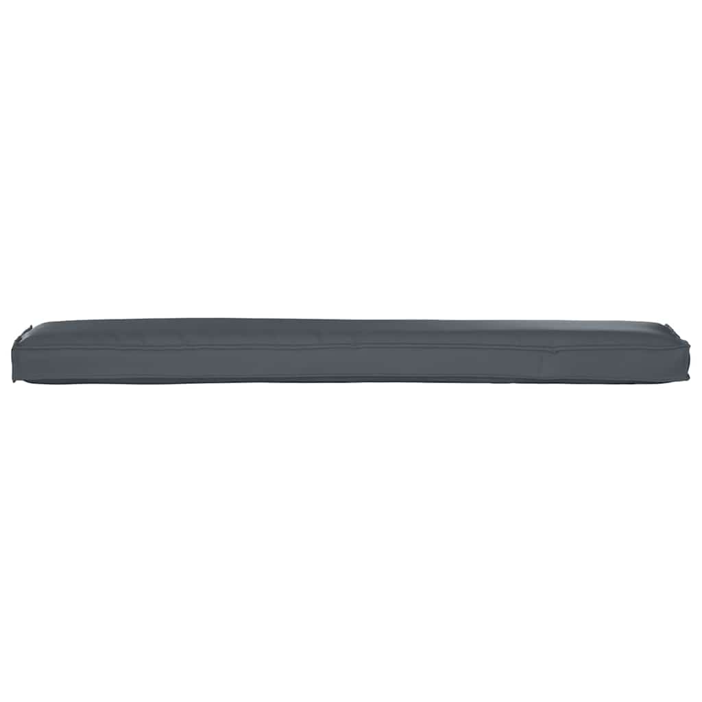 Cuscino per pallet Antracite 200 x 40 x 8 cm Tessuto Oxford | homemem39